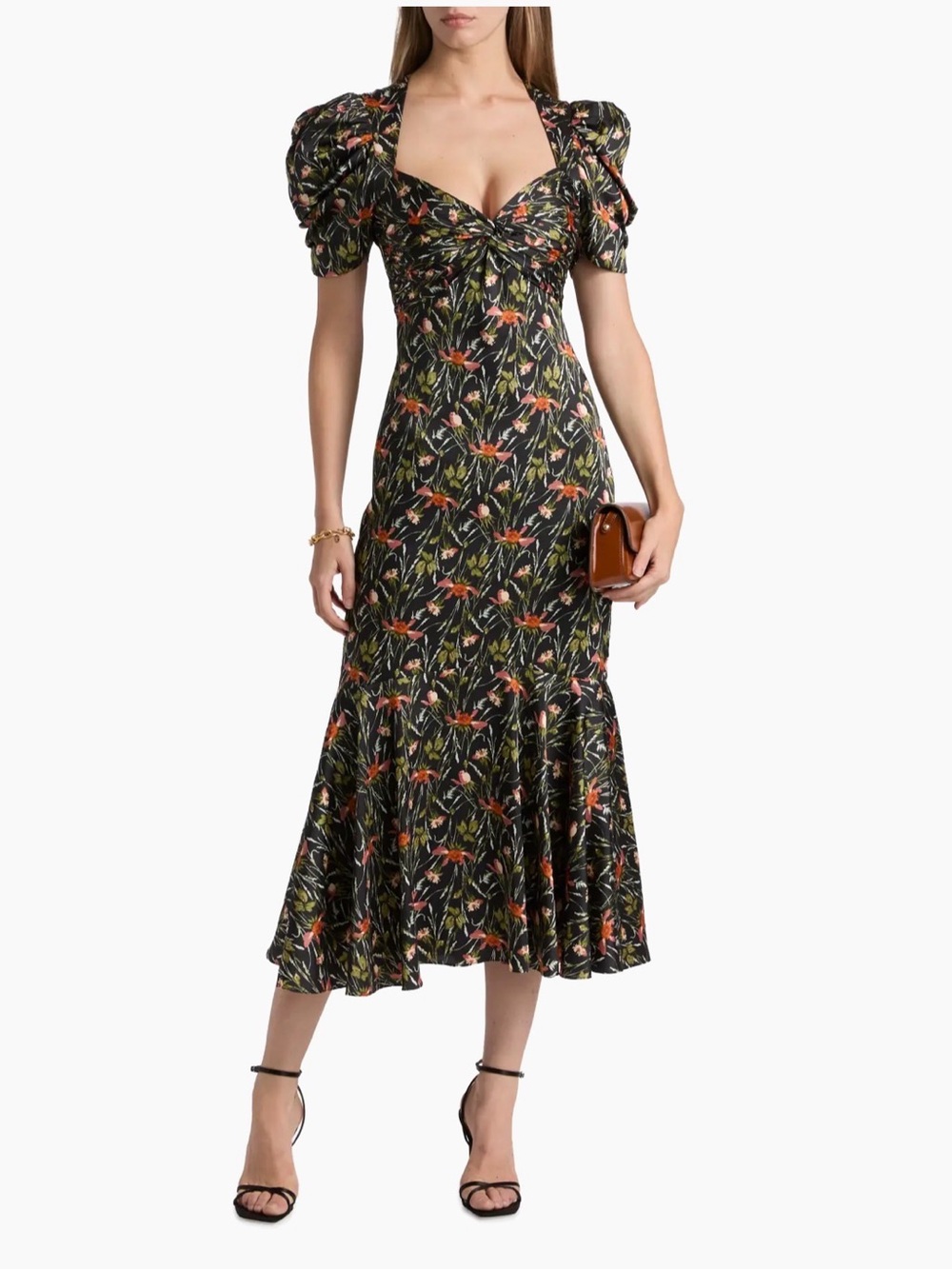 Cinq A Sept Windswept Meadow Wilma Midi-Dress size 4 NWT